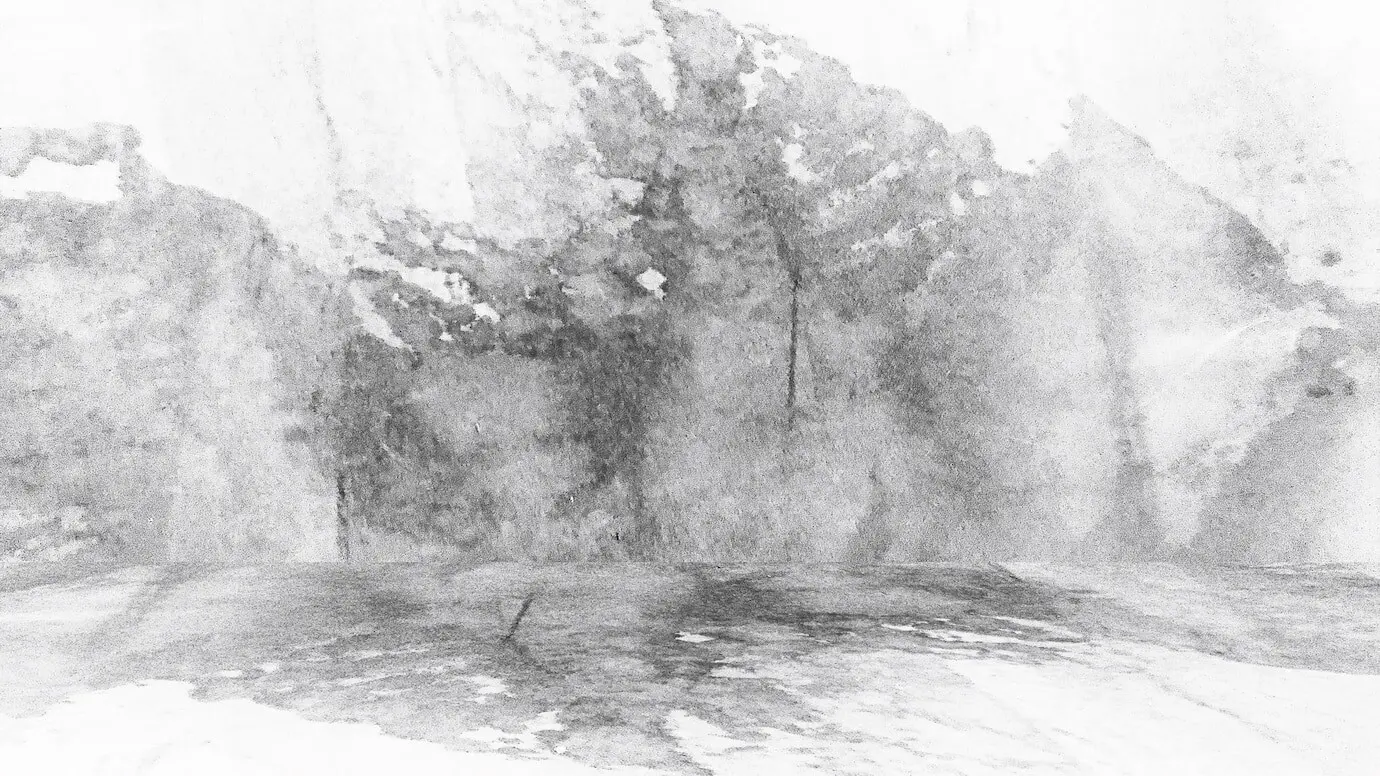 Concrete wall with an exposed white concrete texture and cracked detail.